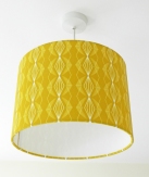 A Perrin Imperial Mustard Lampshade